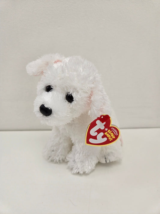 Ty Beanie Baby “Cargo” the White Dog  *Rare* (6 inch)