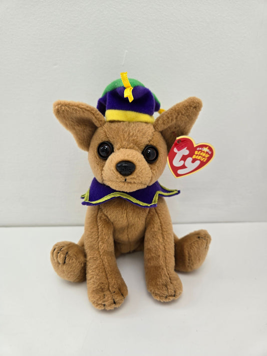 Ty Beanie Baby “Punchline” the Chihuahua Dog - Internet Exclusive - Rare! (6.5 inch)