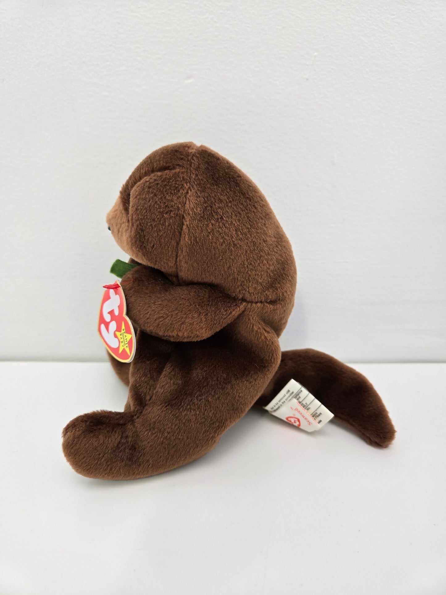 Ty Beanie Baby “Seaweed” the Sea Otter - Handmade in Indonesia with Canadian Tush *Rare Version*(9.5 inch)