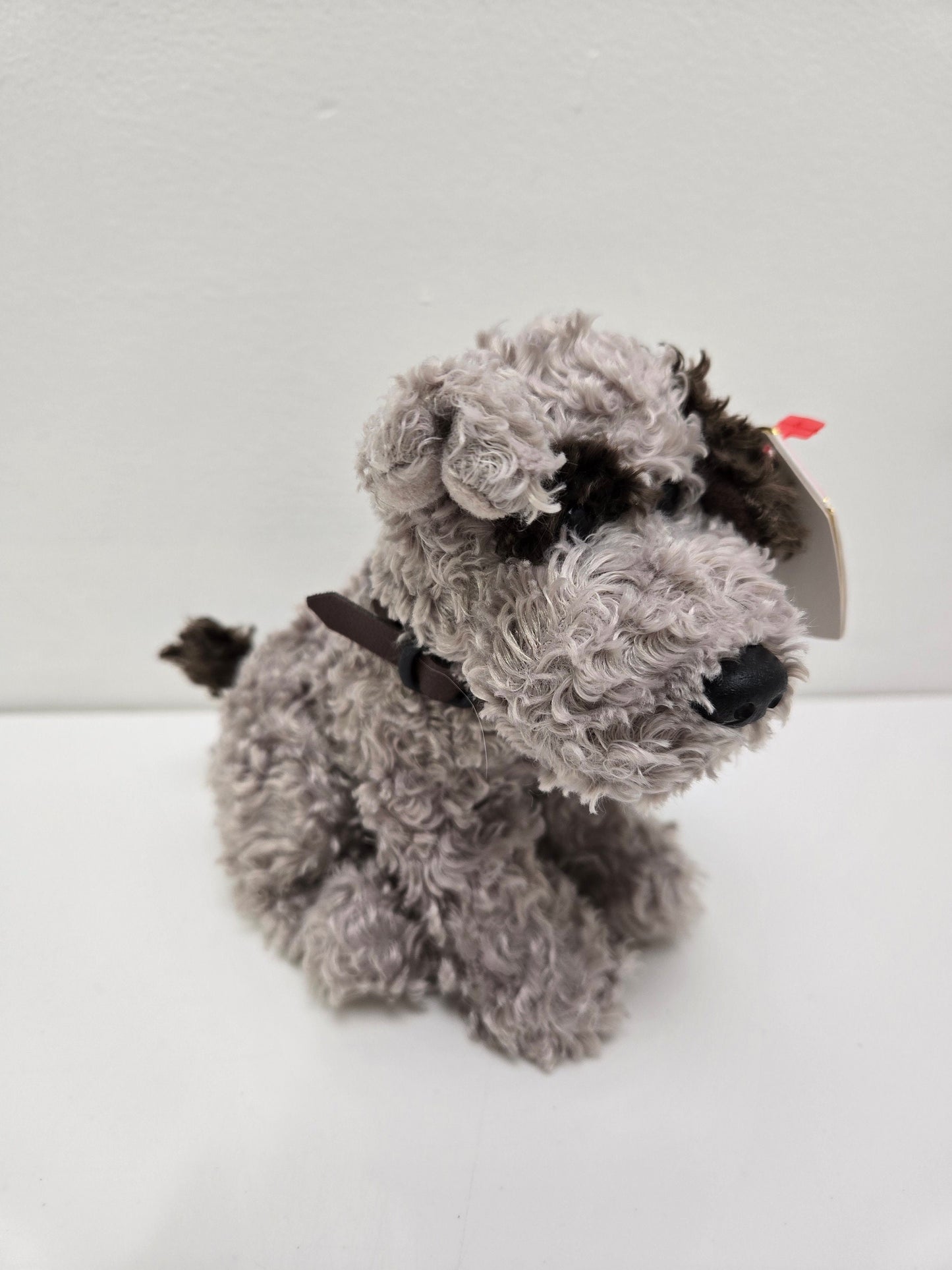 Ty Beanie Baby “Fizzer” the Schnauzer Dog Plushie (6.5 inch)