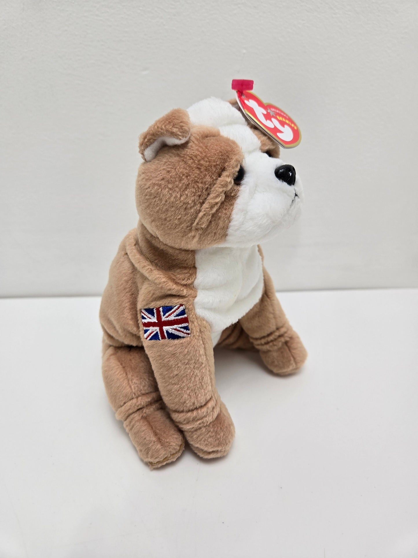 Ty Beanie Baby “Fearless” the *UK Exclusive* English Bulldog! Rare! (7 inch)