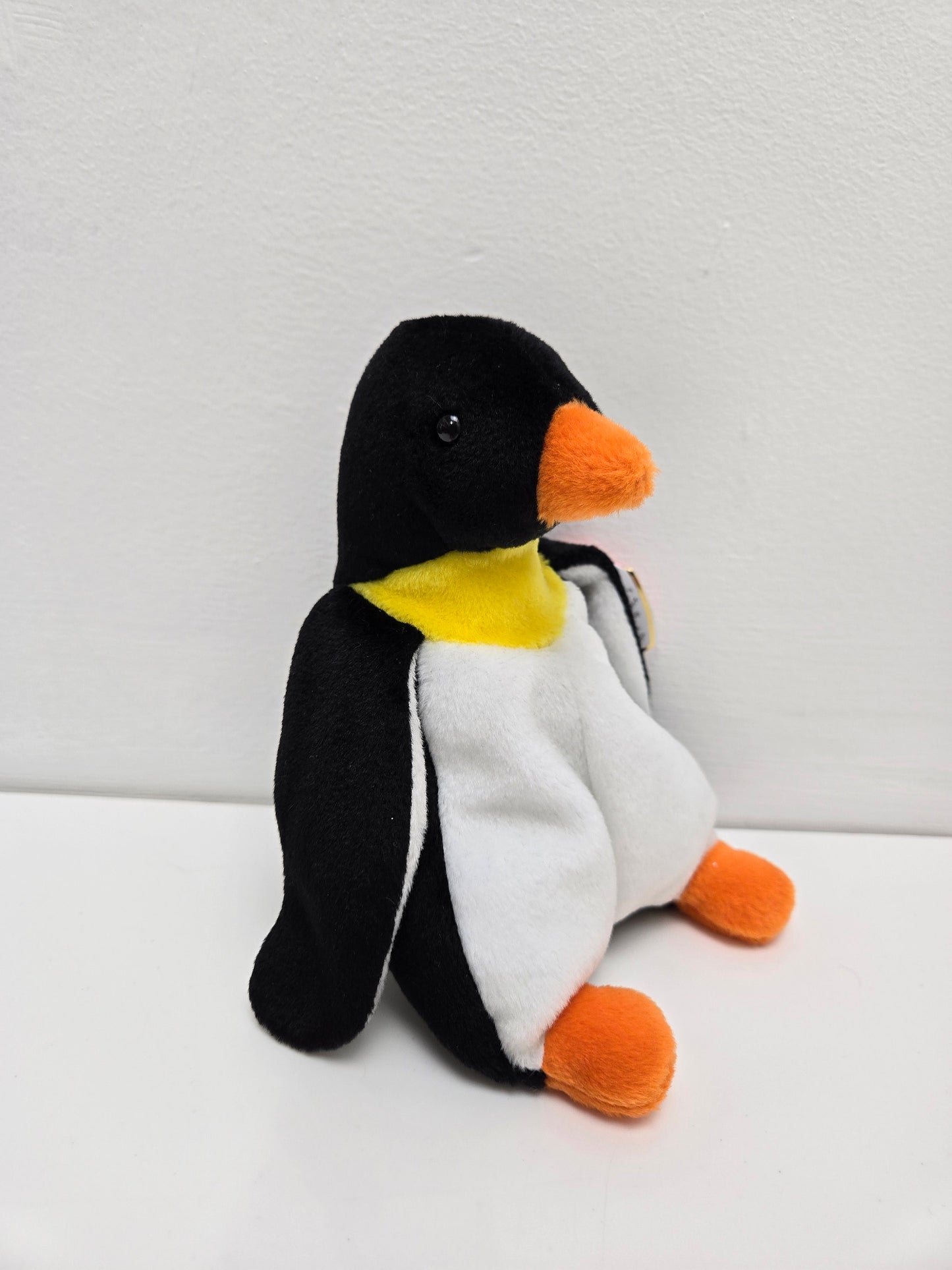 Ty Beanie Baby “Waddle” the Penguin Handmade in Indonesia with Canadian Tush Tag! (9 inch)