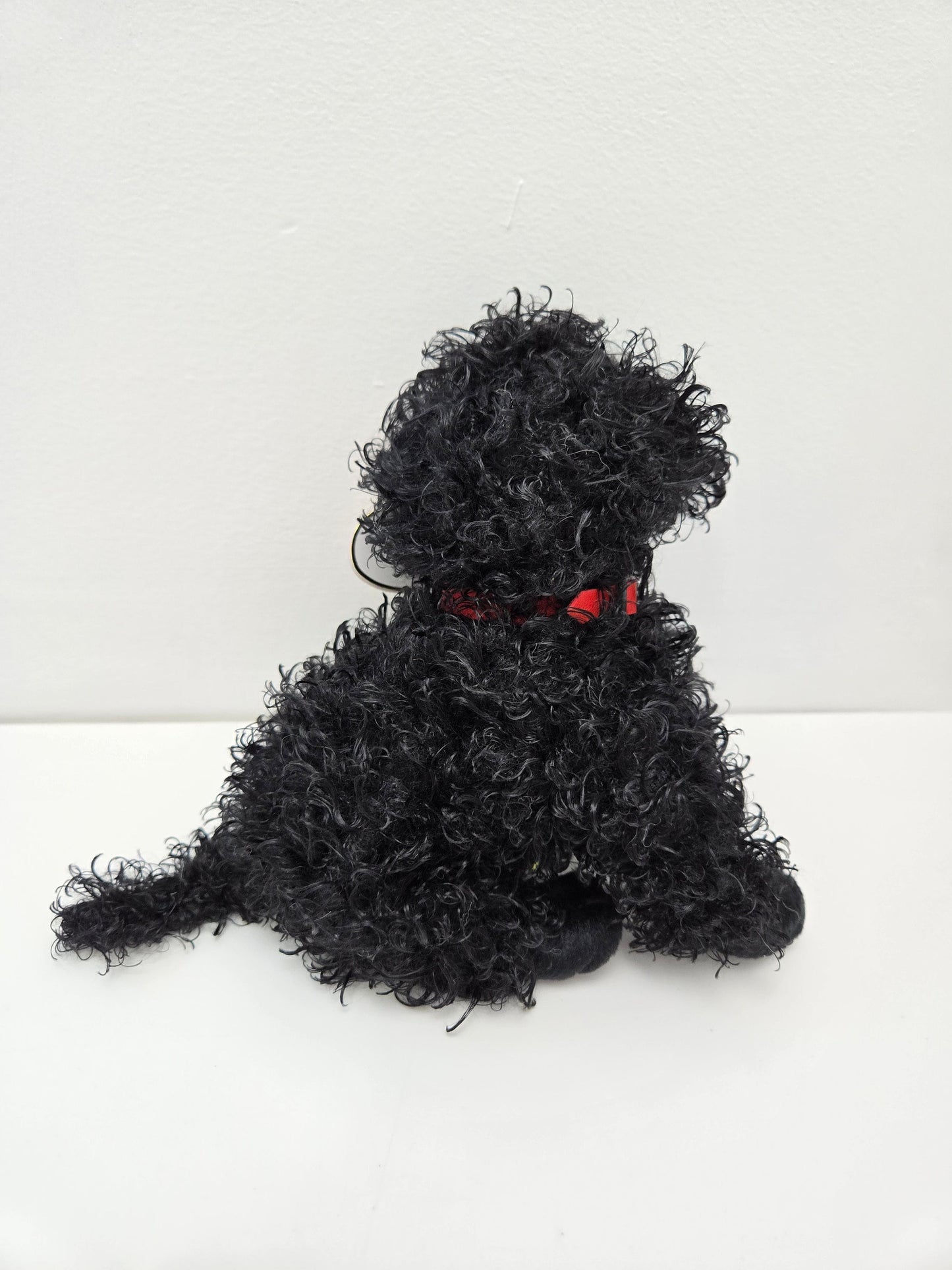 Ty Beanie Baby “Smudges” the Black Curly Haired Dog! *Rare* (6 inch)