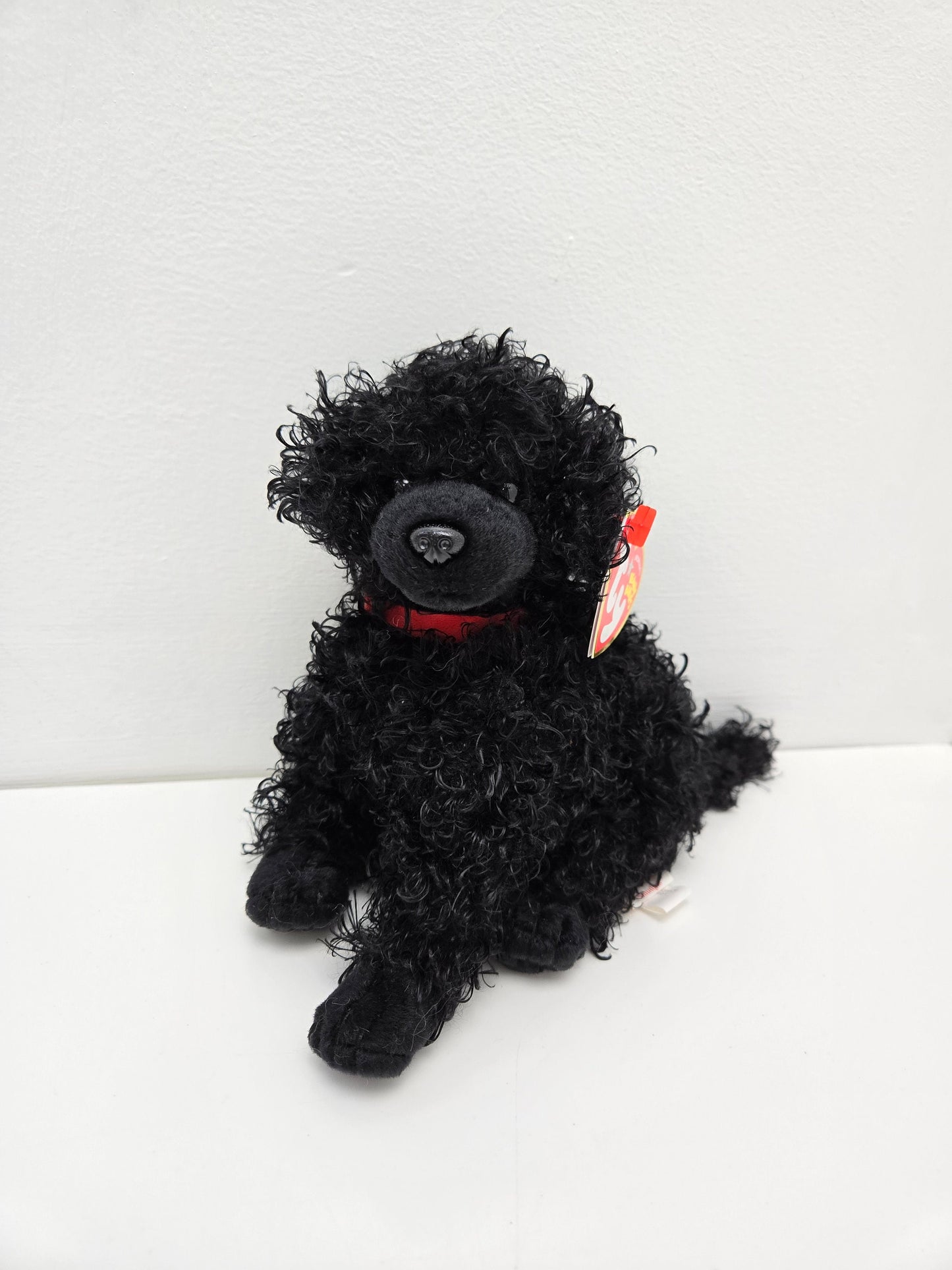 Ty Beanie Baby “Smudges” the Black Curly Haired Dog! *Rare* (6 inch)