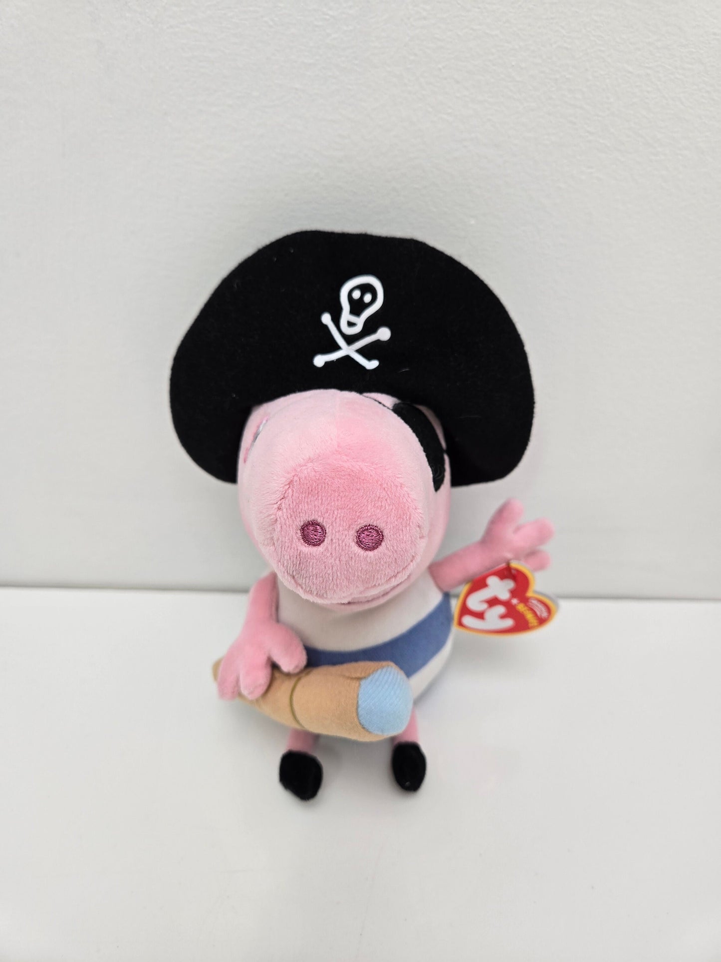 Ty Beanie Baby “Pirate George” - From the Children’s Show Peppa Pig (7 inch)