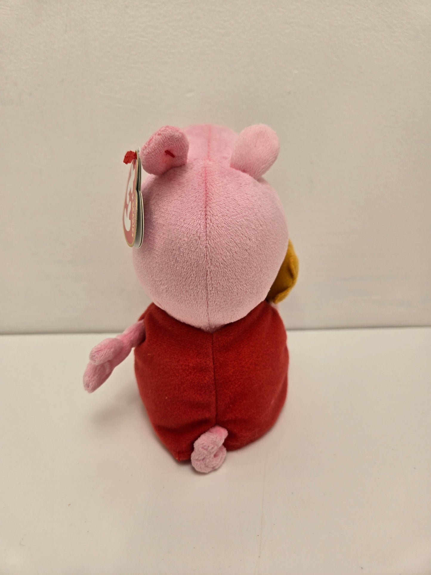 Ty Beanie Baby “Peppa Pig” Holding Teddy  - From the Children’s Show Peppa Pig (6 inch)