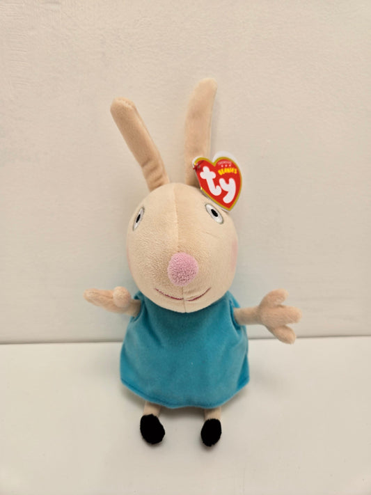 Ty Beanie Baby “Rebecca Rabbit” from Children’s TV Show Peppa Pig UK Exclusive (7 inch) Vintage 1990s 2000s Beanies