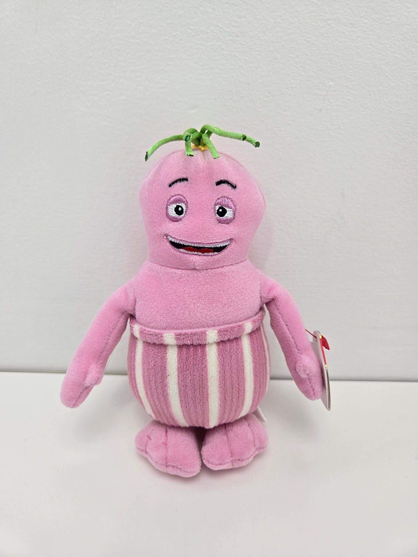 Ty Beanie Baby “Pinny” the Pink Boblin - From Children’s Show The Boblins (6 inch) Vintage 1990s 2000s Beanies