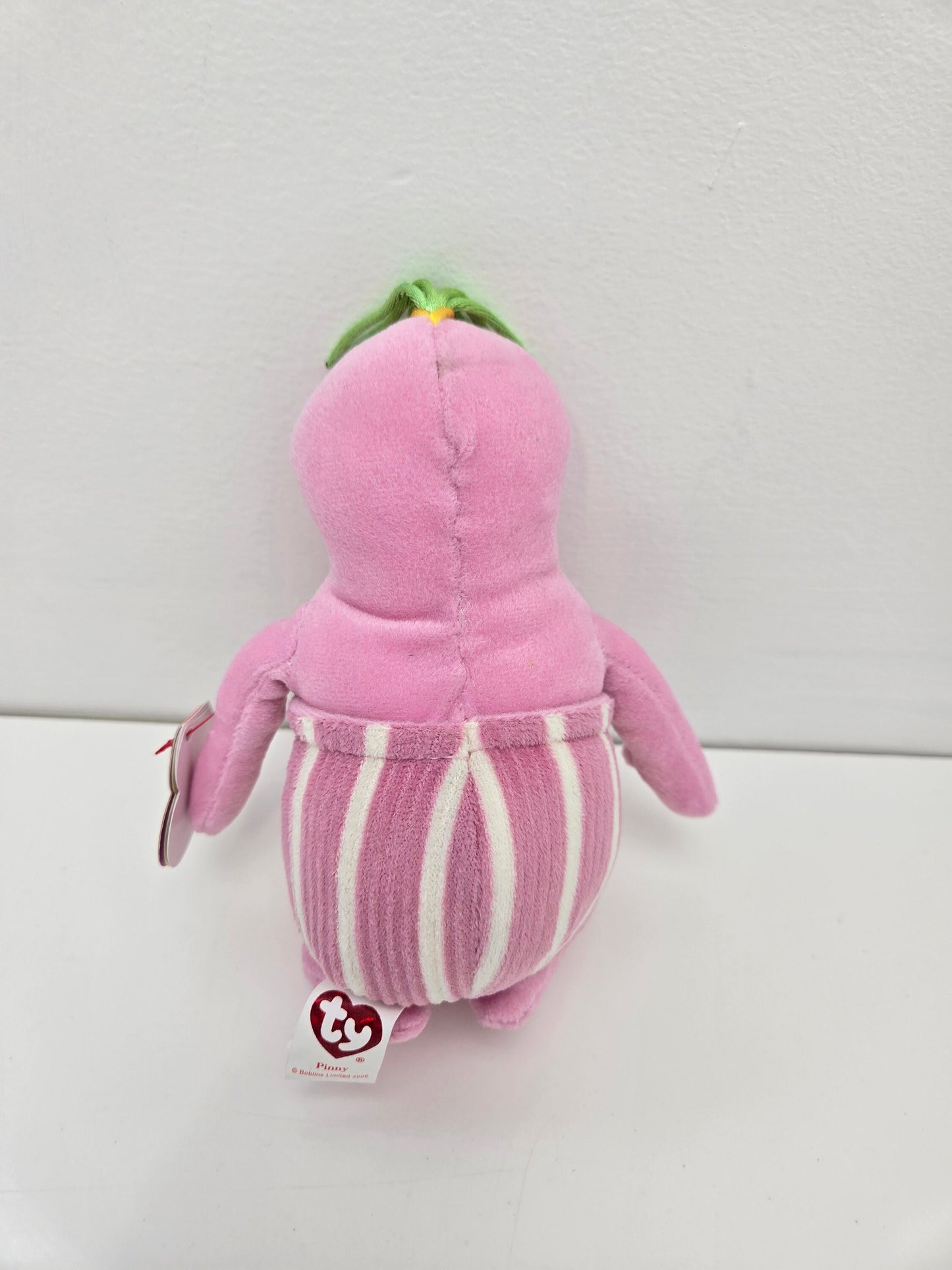 Ty Beanie Baby “Pinny” the Pink Boblin - From Children’s Show The Boblins (6 inch) Vintage 1990s 2000s Beanies