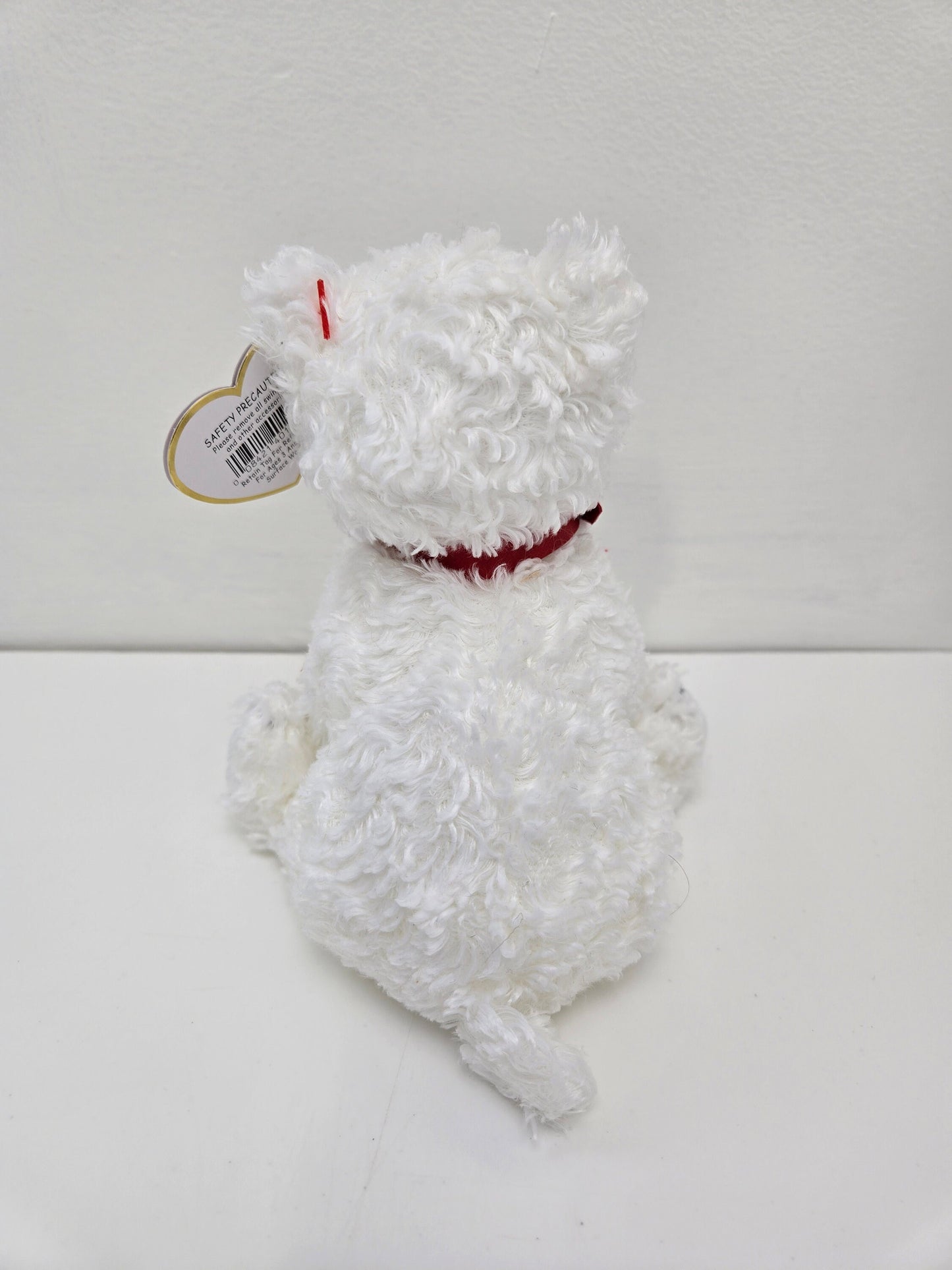 Ty Beanie Baby “Dundee” the White Dog (5.5 inch)