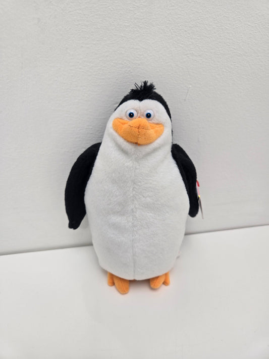 Ty Beanie Baby “Rico” the Penguin - Madagascar Movie Beanie! *Rare* (6 inch)