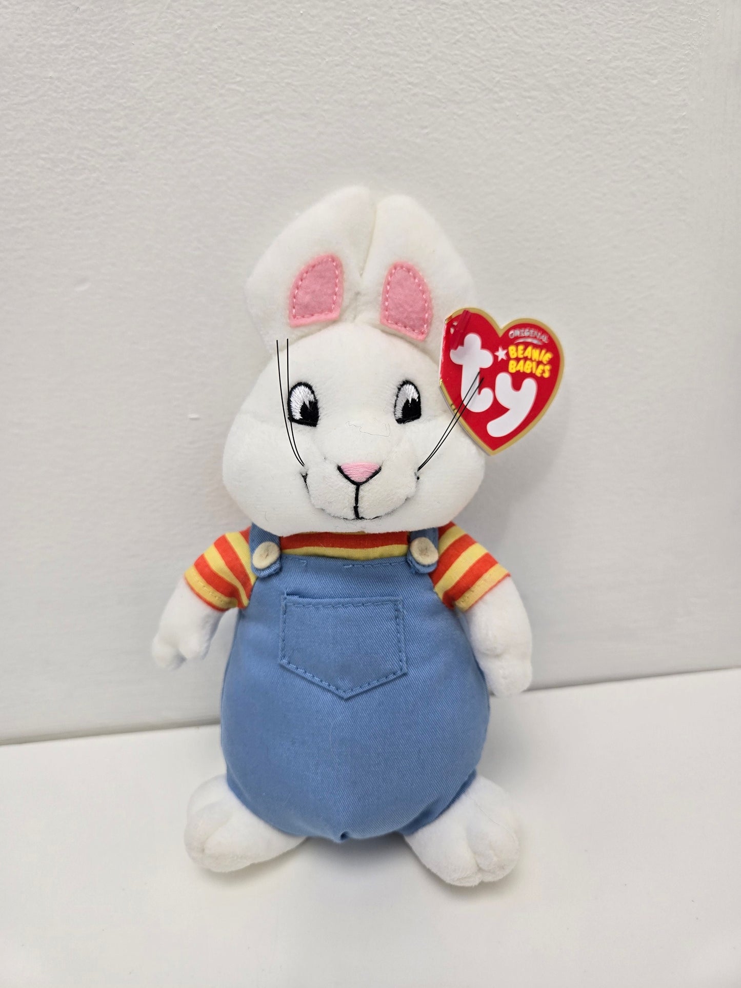 TY Beanie Baby “Max” the Rabbit - Nickelodeon’s TV Show Max & Ruby (7 inch)