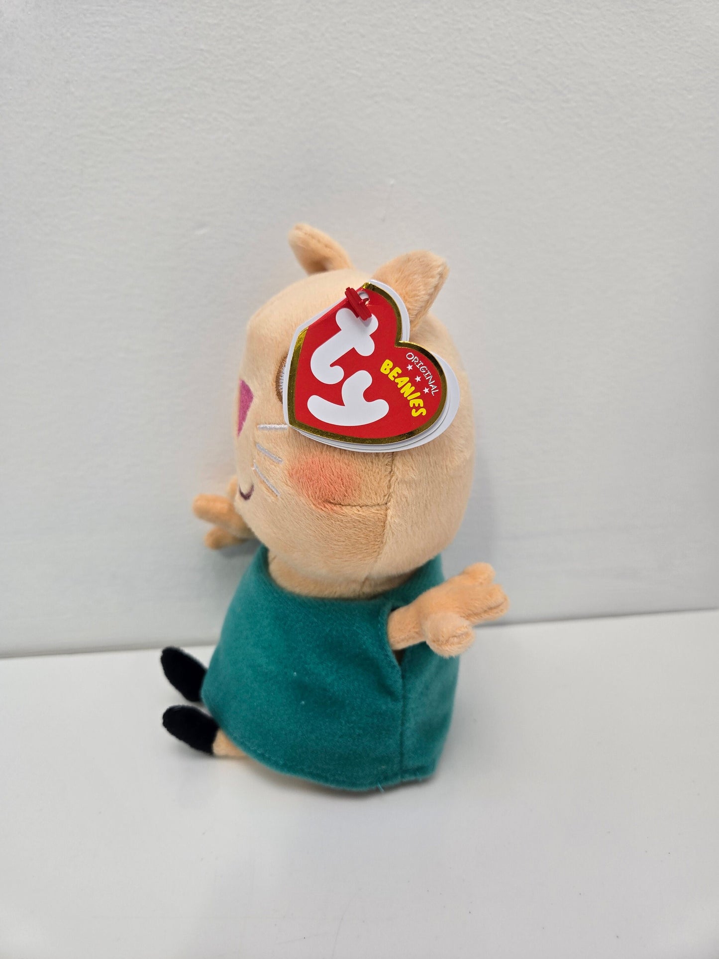 Ty Beanie Baby “Candy Cat” from Children’s TV Show Peppa Pig UK Exclusive (6 inch) Vintage 1990s 2000s Beanies