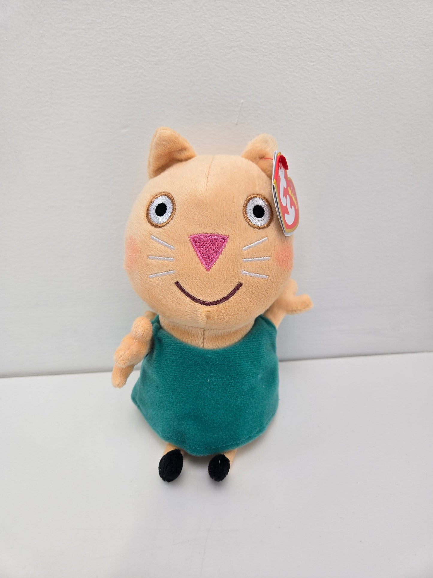 Ty Beanie Baby “Candy Cat” from Children’s TV Show Peppa Pig UK Exclusive (6 inch) Vintage 1990s 2000s Beanies