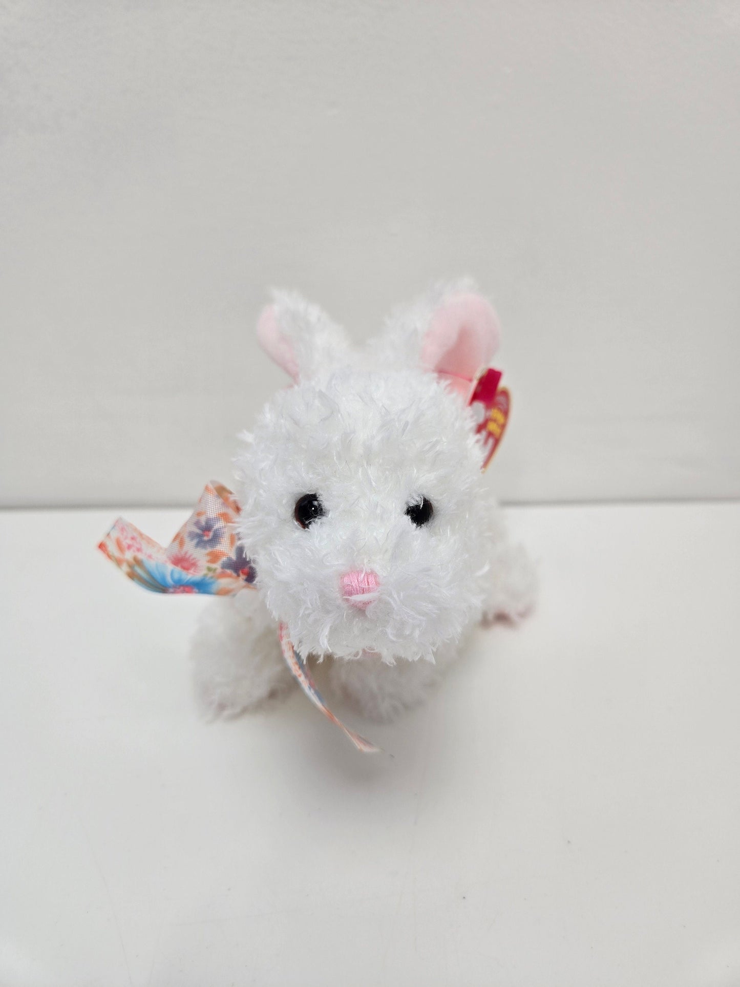 Ty Beanie Baby “Nibble” the Adorable White Bunny  (6 inch)