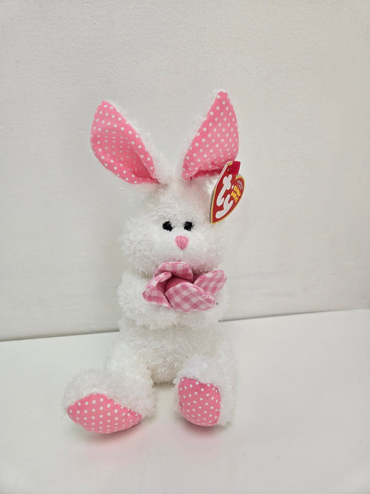 Ty Beanie Baby “Pansy” the Pink and White Bunny Rabbit  (6 inch)