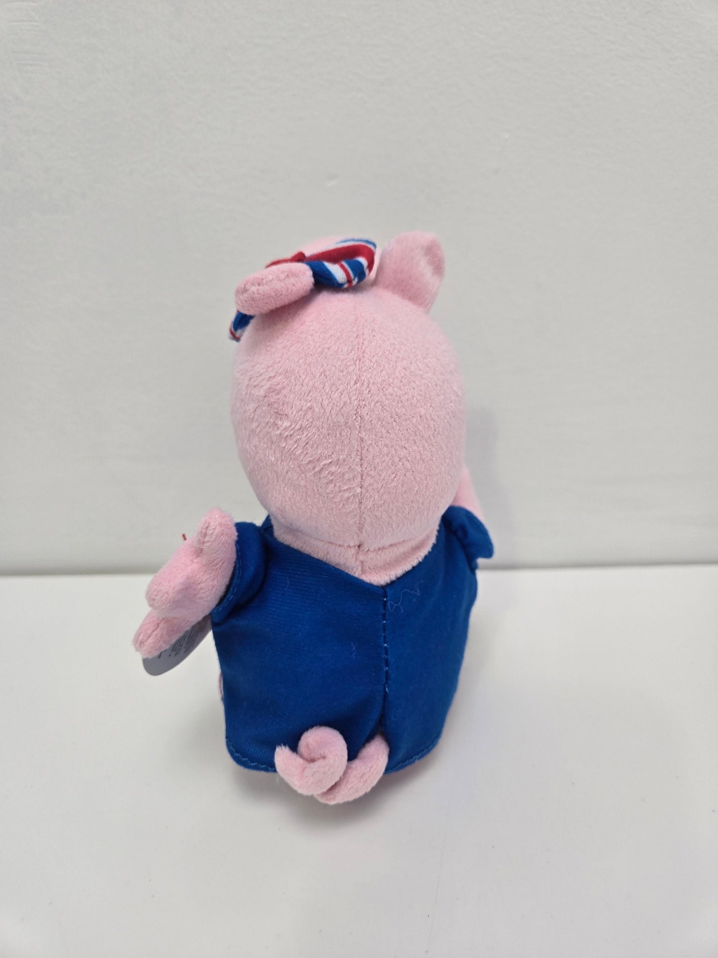 Ty Beanie Baby “Union Jack Peppa” - From the Children’s Show Peppa Pig UK Exclusive (7 inch)