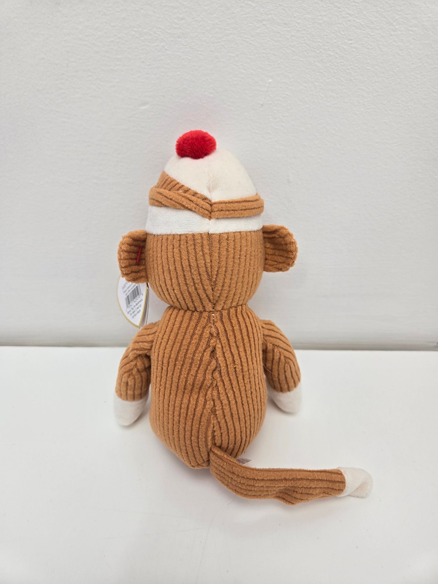 Ty Beanie Baby “Socks” the Brown Sock Monkey (8.5 inch)