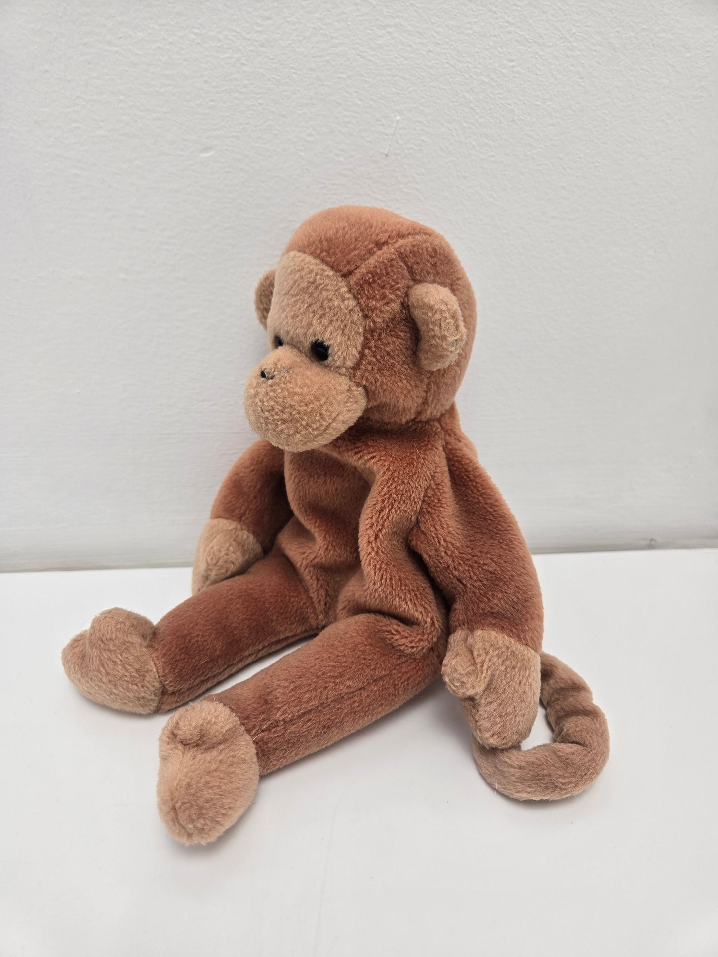 Ty Beanie Baby “Bongo” the Monkey - 3rd Generation - No Hang Tag! *RARE* (8.5 inch)