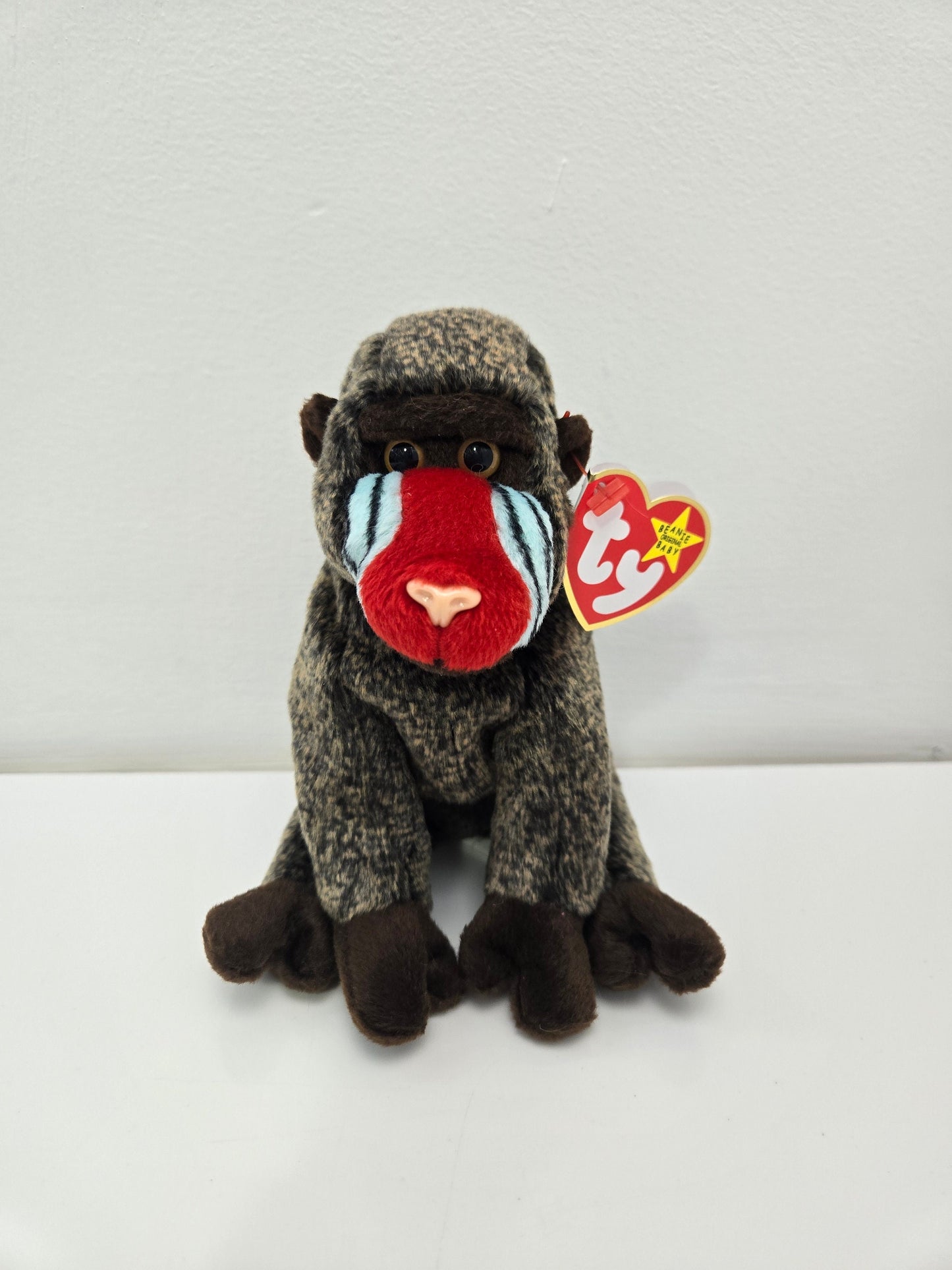 Ty Beanie Baby “Cheeks” the Baboon with rainbow coloured bum! (6 inch)