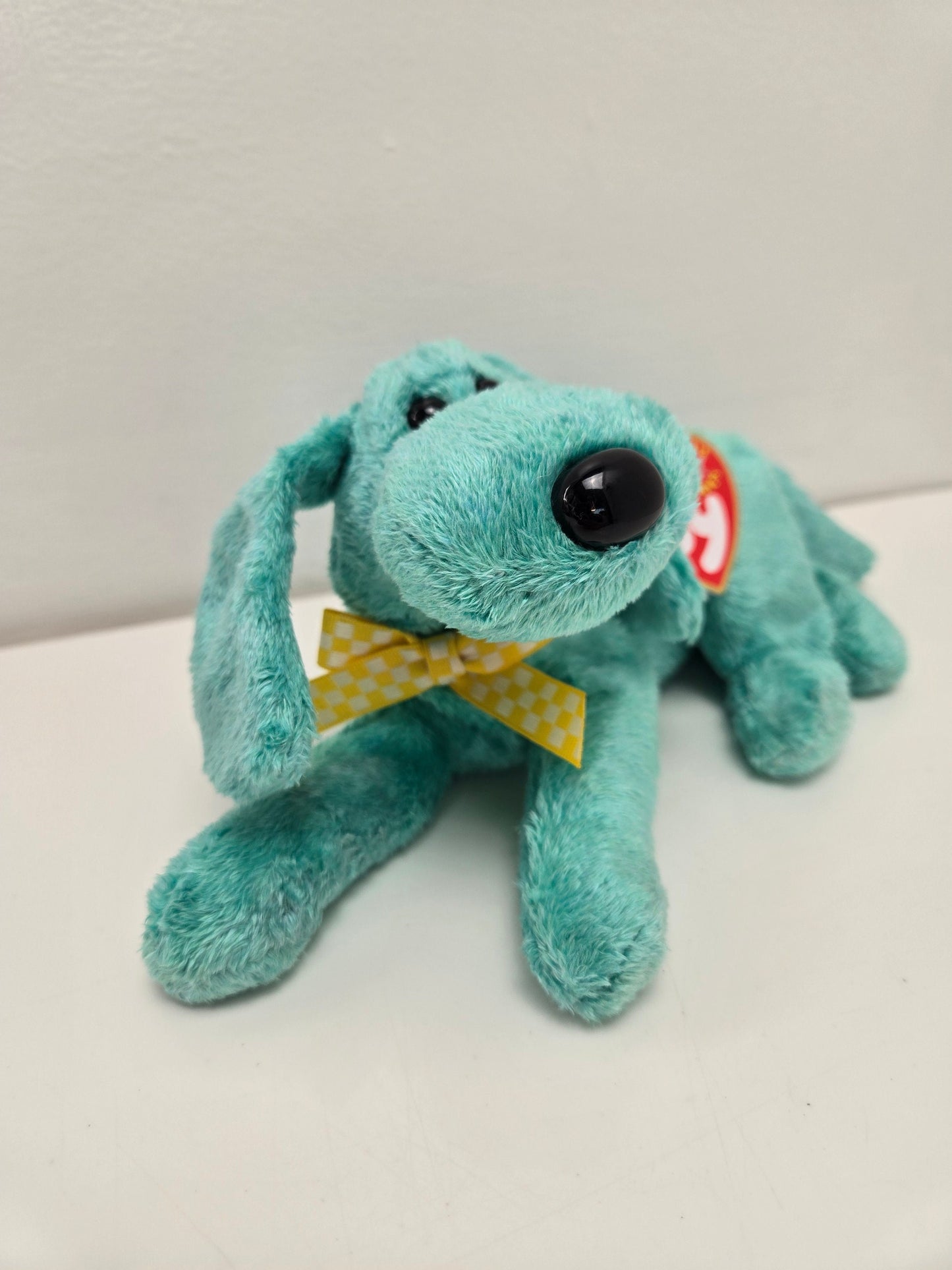 Ty Beanie Baby “Diddley” the Green Dog  (6.5 inch)