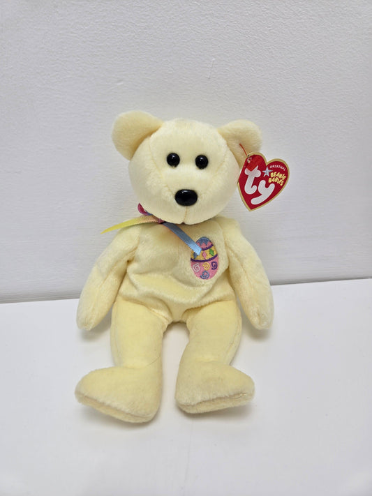 Ty Beanie Baby “Eggs” the Yellow Easter Bear !