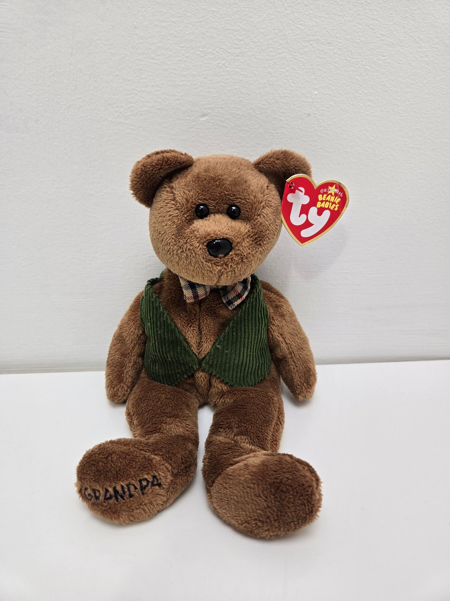 Ty Beanie Baby “Papa” the Grandfather / Grandpa / Papa Bear (8.5 inch)