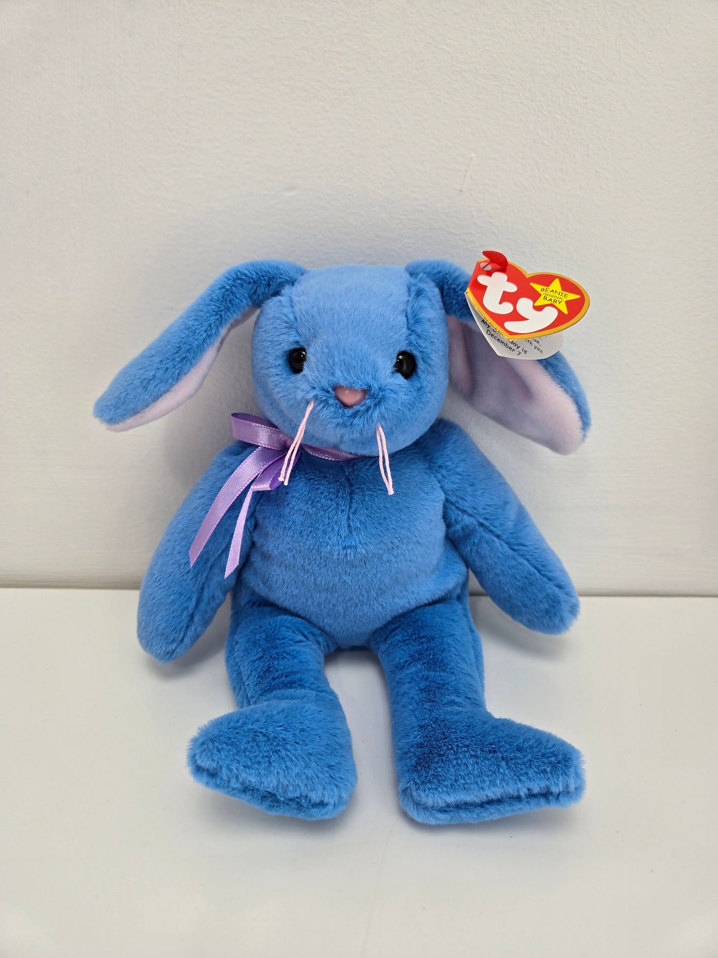 Ty Beanie Baby 30th Anniversary Beanie Marsh the Blue Bunny - Limited Production!