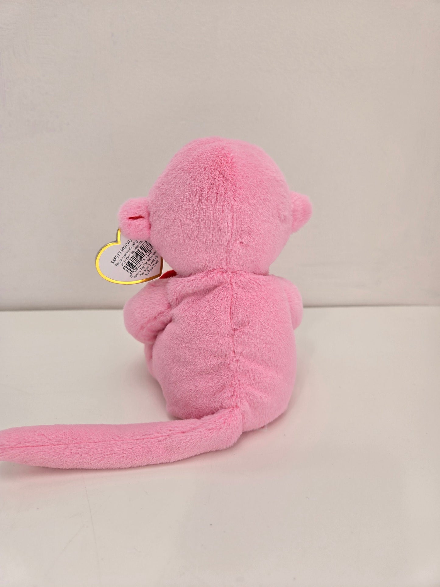 Ty Beanie Baby 30th Anniversary Beanie Cherub the Pink I Love You Monkey - Limited Production!