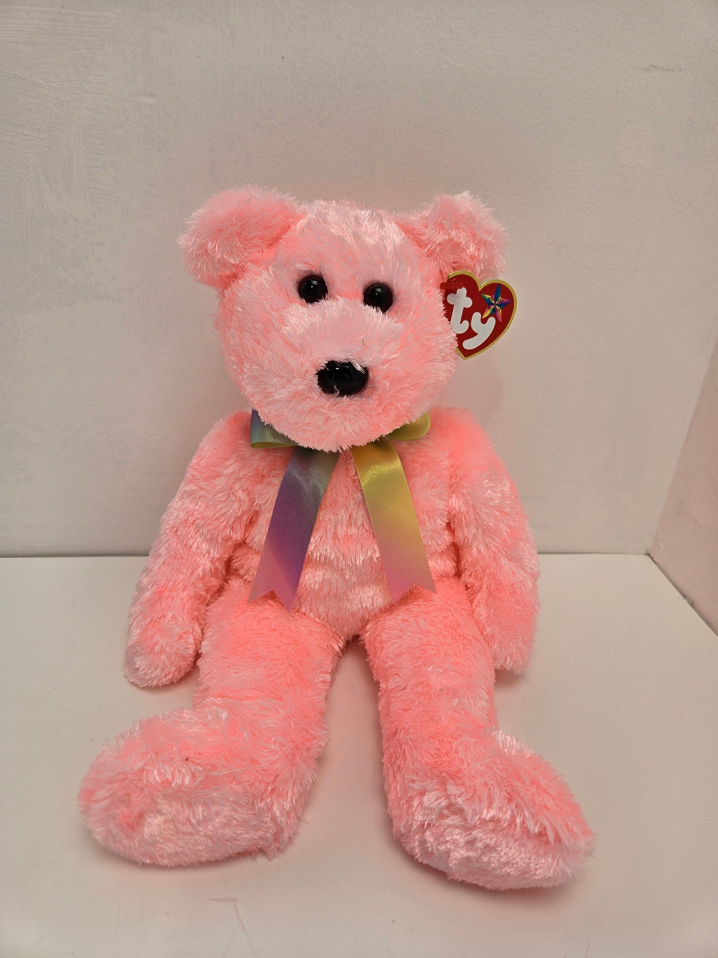 Ty Beanie Buddy “Sherbet” the Bear Pink Version! (13.5 inch)