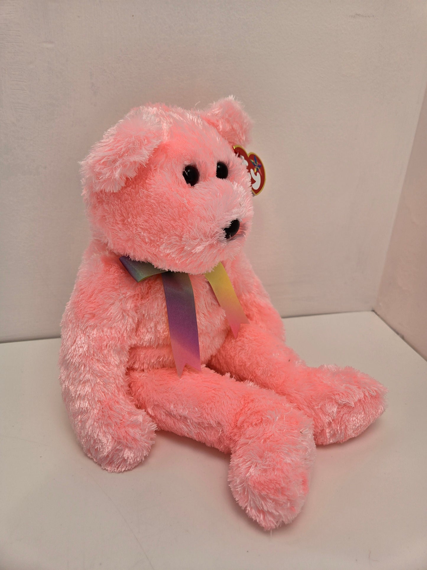 Ty Beanie Buddy “Sherbet” the Bear Pink Version! (13.5 inch)