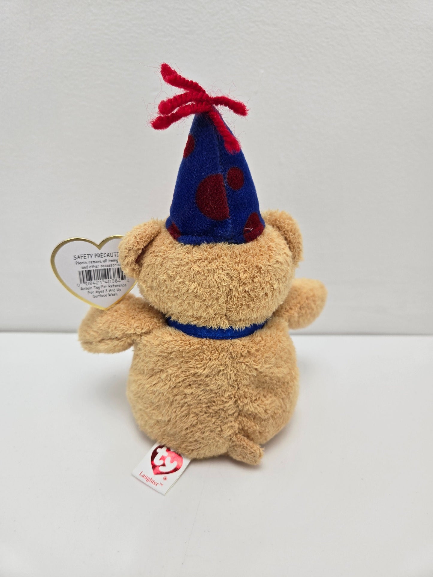 Ty Beanie Baby “Laughter” the Birthday Bear (5.5 inch)