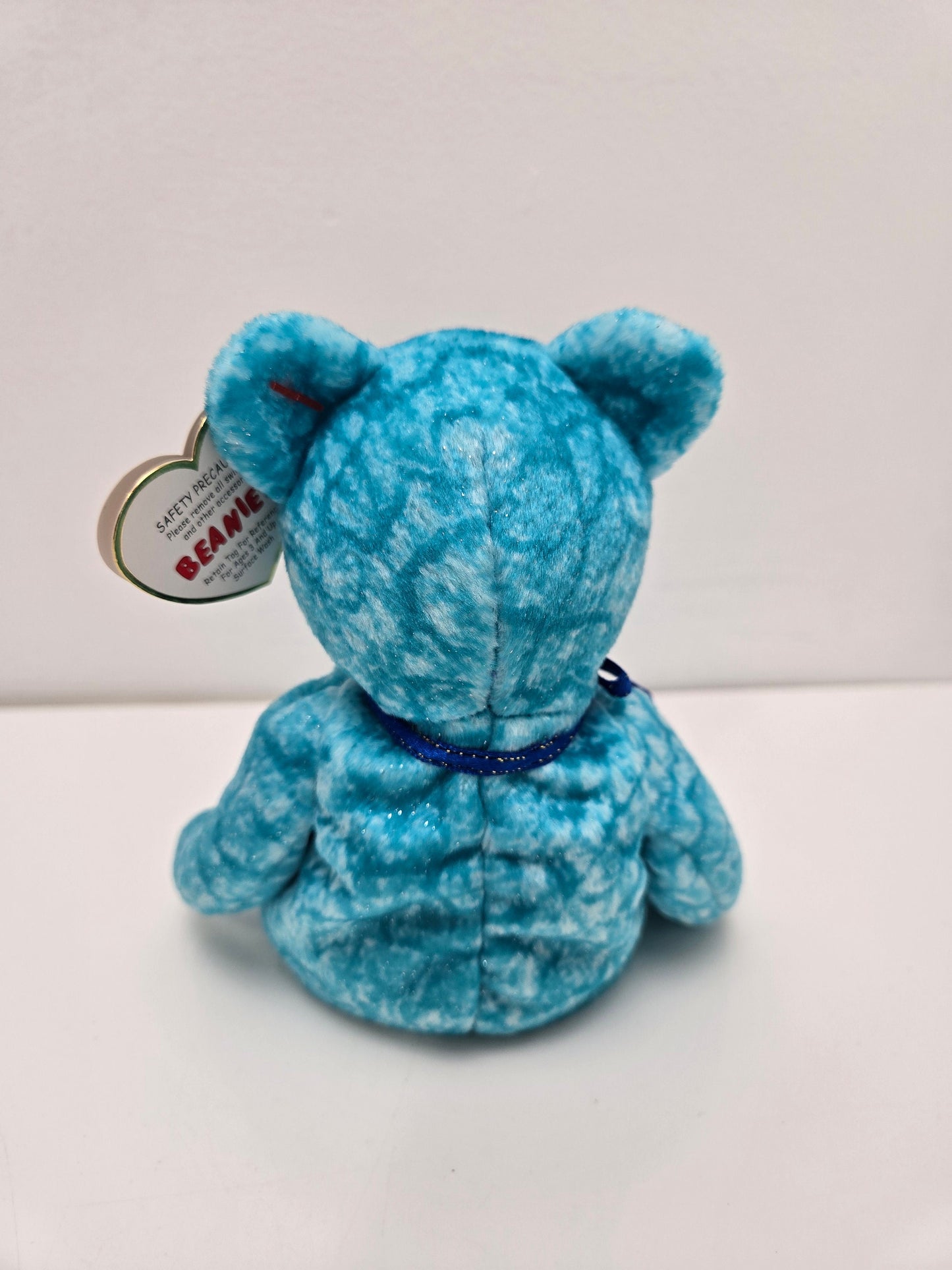 Ty Beanie Baby “Sparkles” the Blue Bear - Beanie Baby of the Month (8.5 inch)