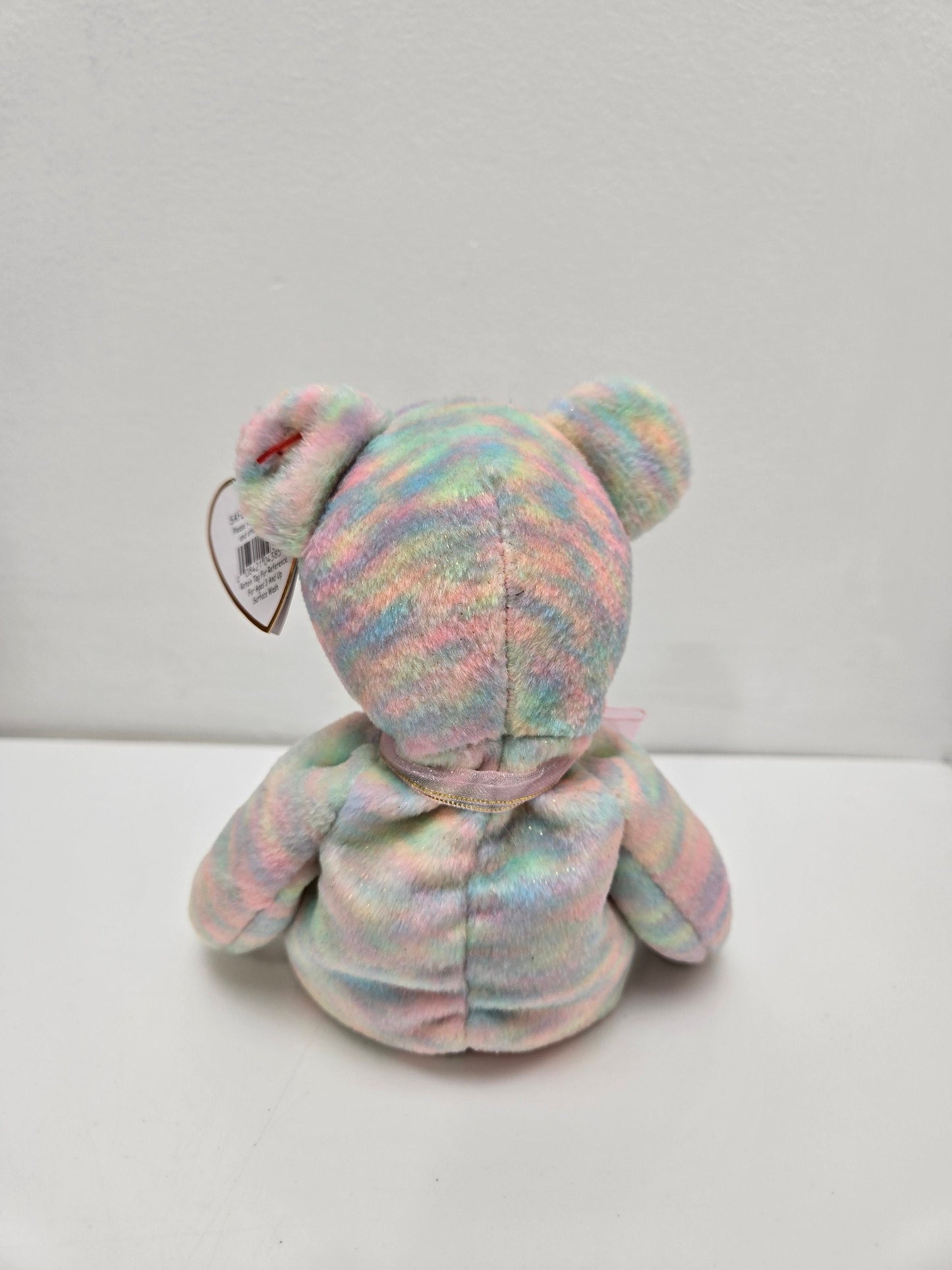 Ty Beanie Baby “Celebrate” the Tie-Dye Bear - 15th Anniversary Bear (8.5 inch)