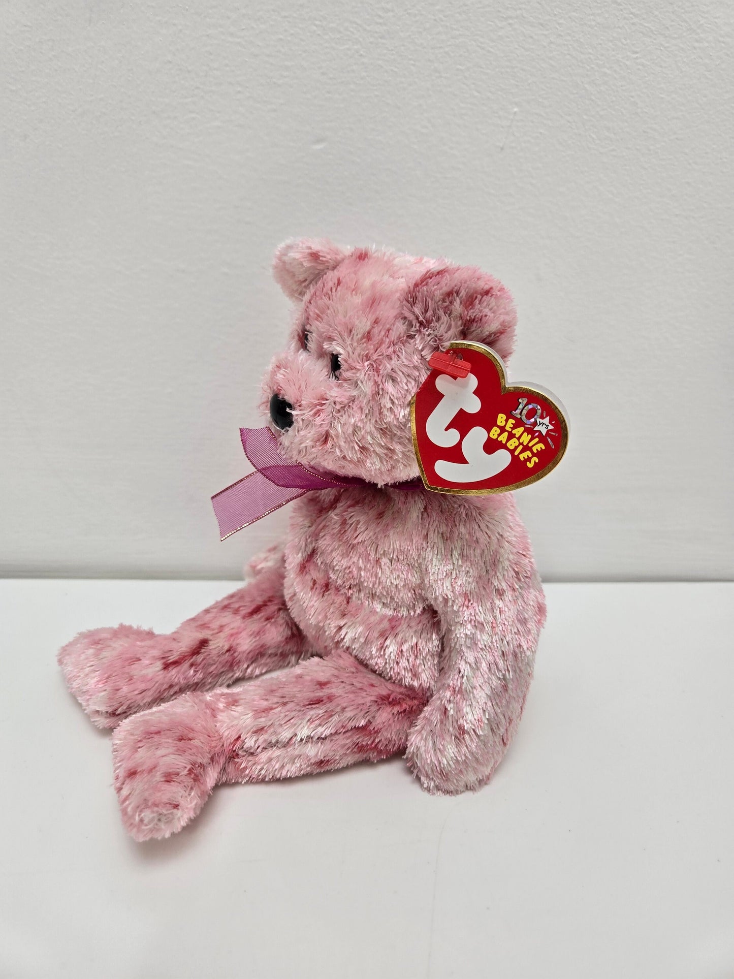 Ty Beanie Baby “Smitten” the Adorable Pink Bear  (8.5 inch)