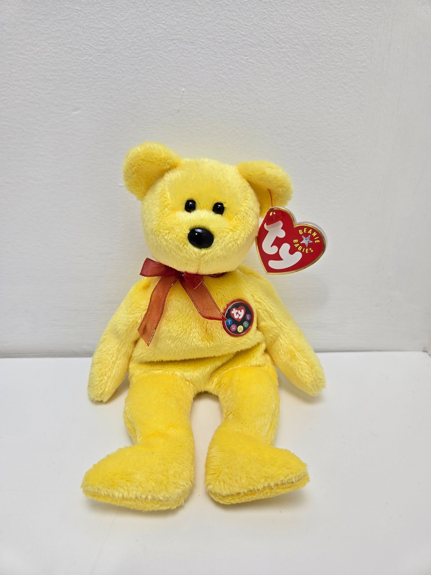 Ty Beanie Baby “Tradee” the E- Bear - Internet Exclusive (8.5 inch)