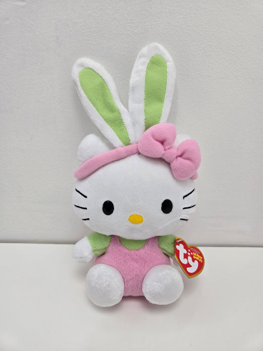 Ty Beanie Baby Vintage “Hello Kitty” Green Bunny Ears (5.5 inch)