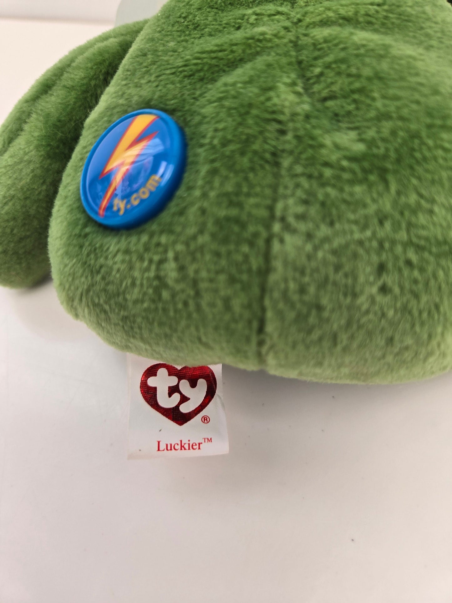 Ty Beanie Baby 2.0 “Luckier” the St. Patrick’s Day Bear! (8.5 inch)