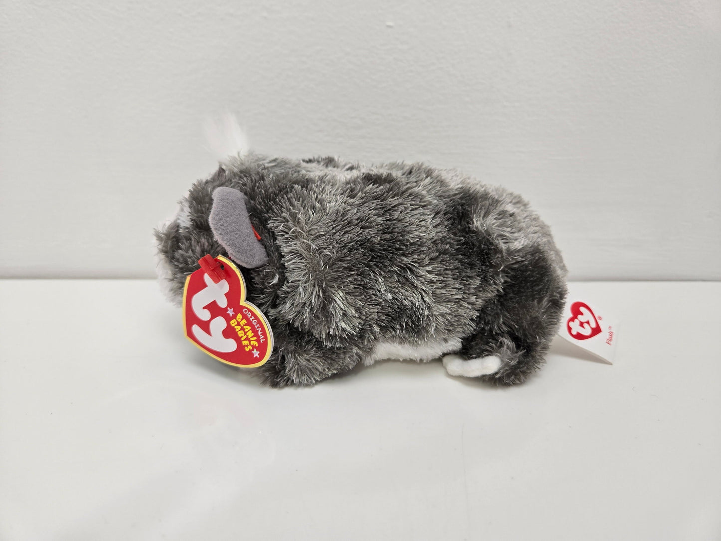 Ty Beanie Baby “Flash” the Grey Guinea Pig *Rare* (6 inch)