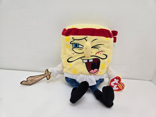 Ty Beanie Baby “Captain SpongeBob” from SpongeBob SquarePants (8 inch)