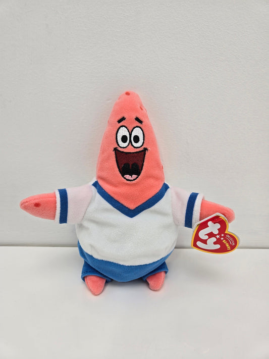 Ty Beanie Baby “He Shoots He Scores!” the Patrick  from SpongeBob SquarePants (7 inch)