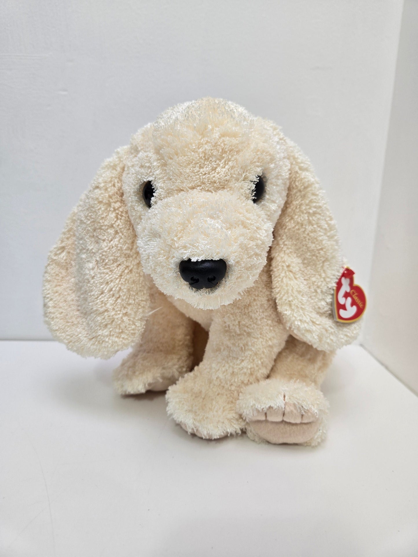 Ty Classics Collection “Nippey” the Adorable Cream Dog (12 inch)