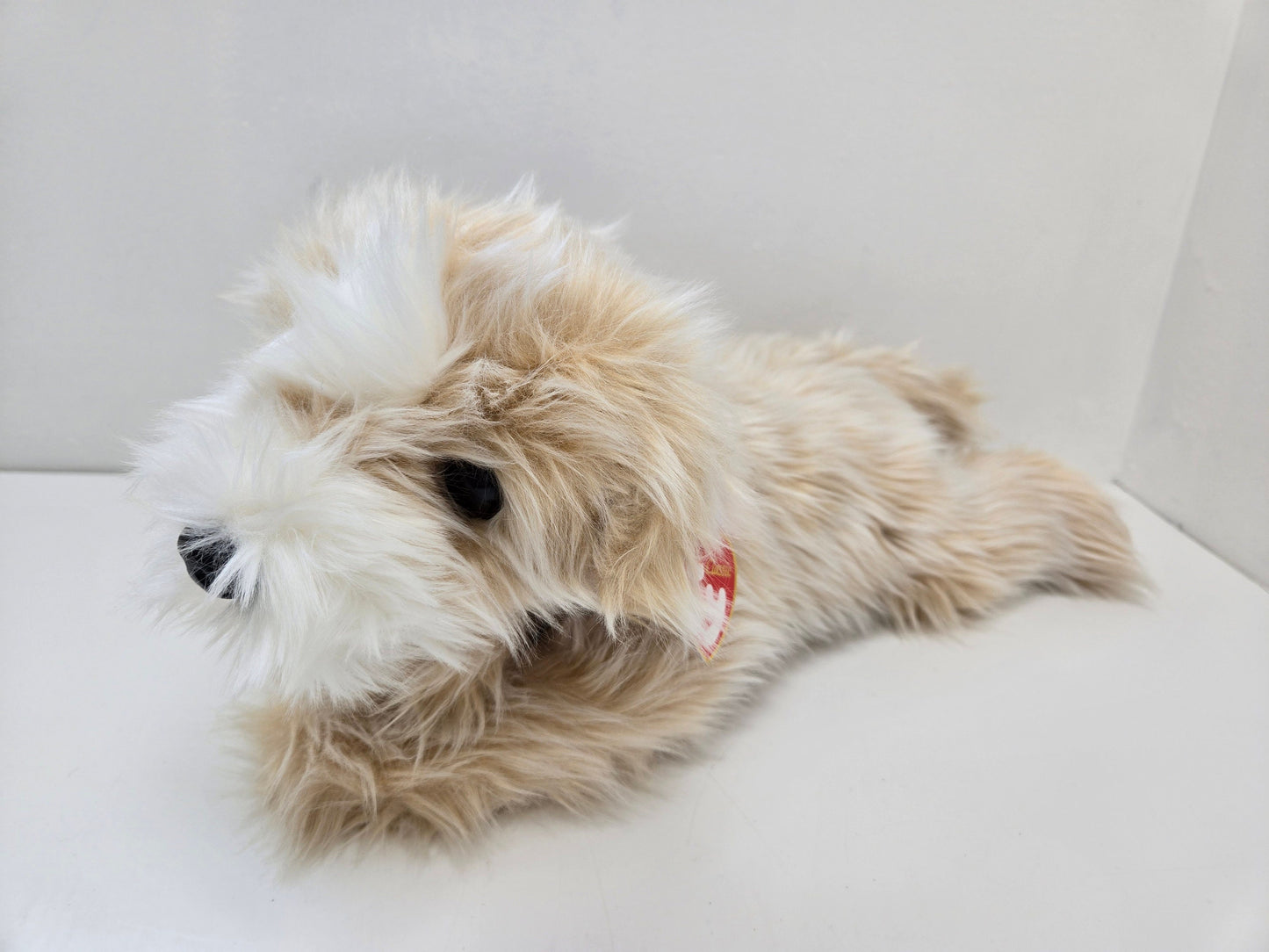 Ty Classics Collection “Jenkins” the White and Cream Fluffy Dog (12 inch)