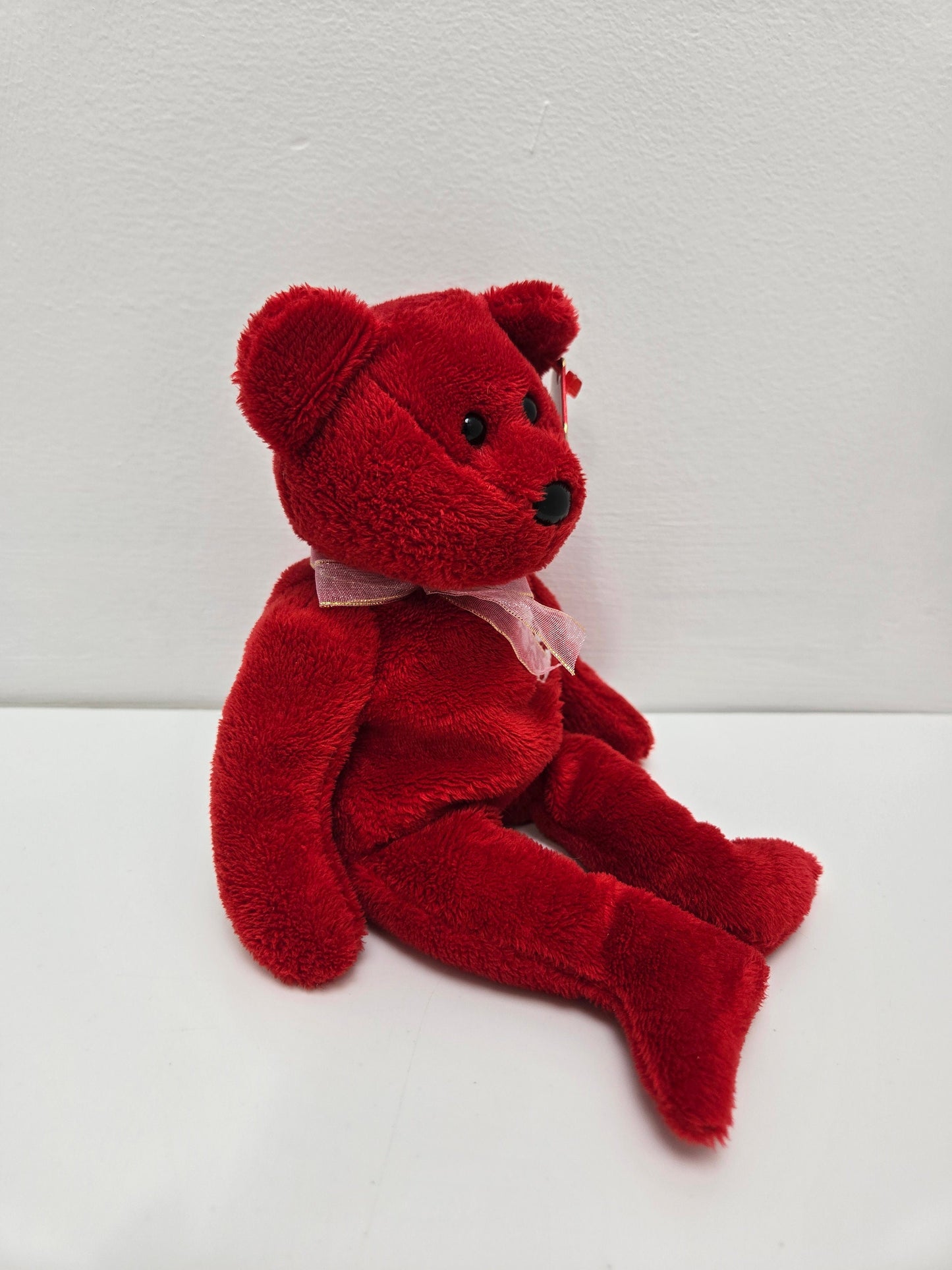 Ty Beanie Baby “Secret” the I Love You Red Bear! (8.5 inch)