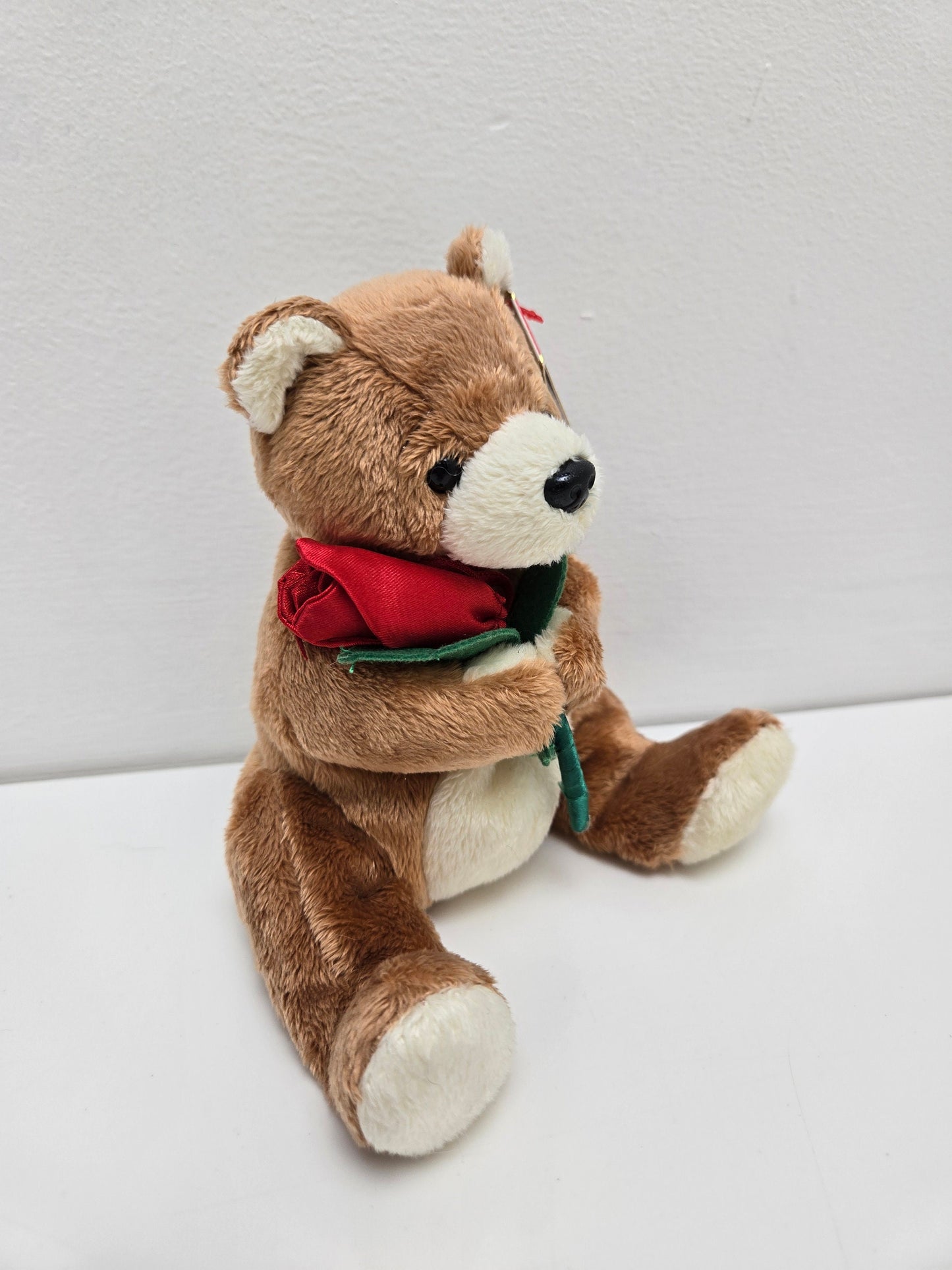 Ty Beanie Baby “Always” the Bear Holding a Rose (7 inch)