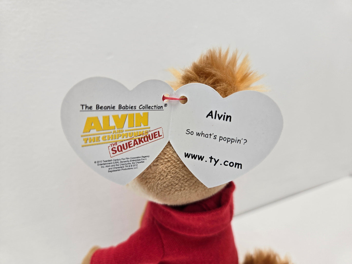 Ty Beanie Baby “Alvin” from Alvin and the Chipmunks! *Rare* (7 inch)