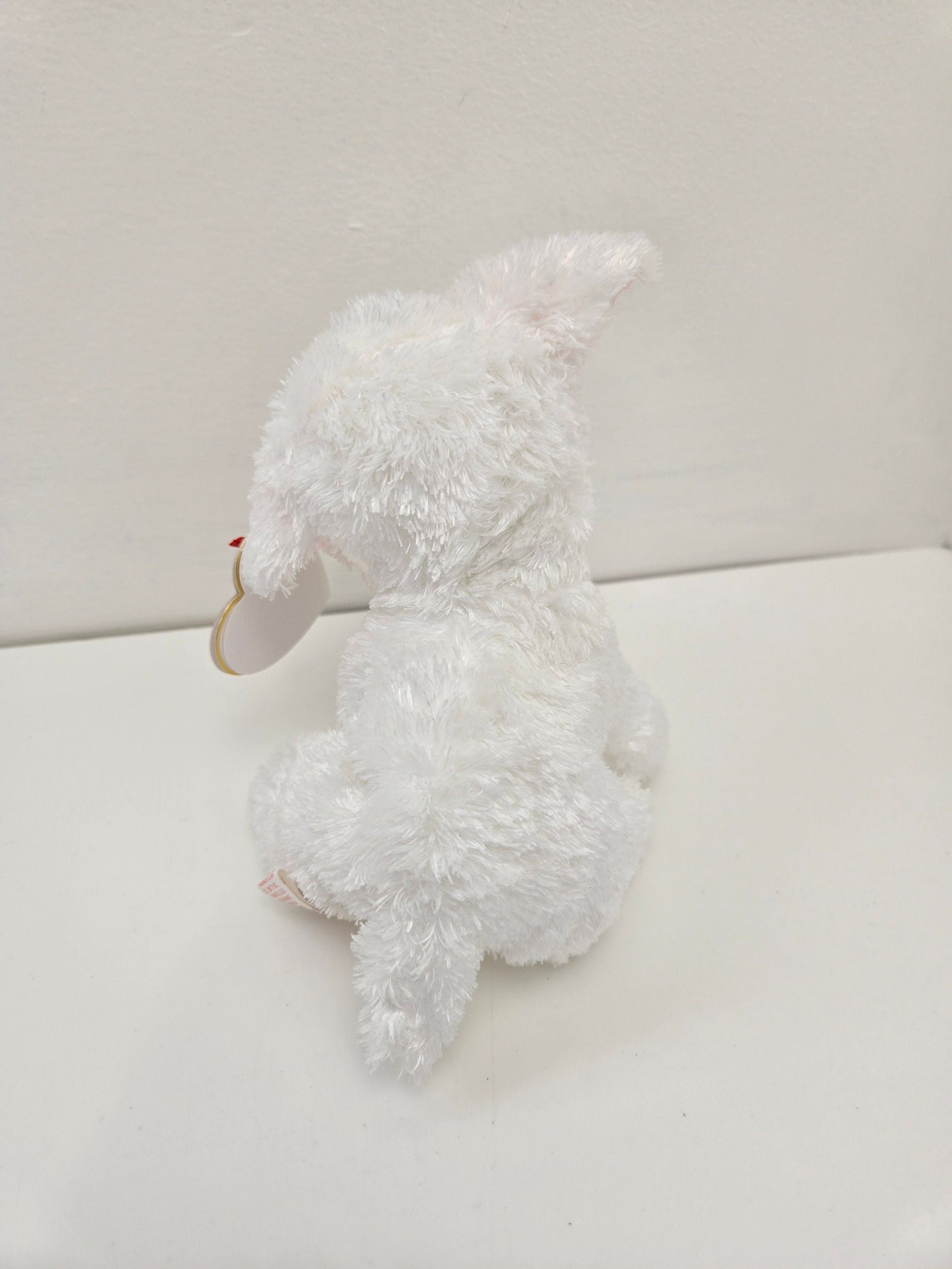 Ty Beanie Baby “Cargo” the White Dog  *Rare* (6 inch)