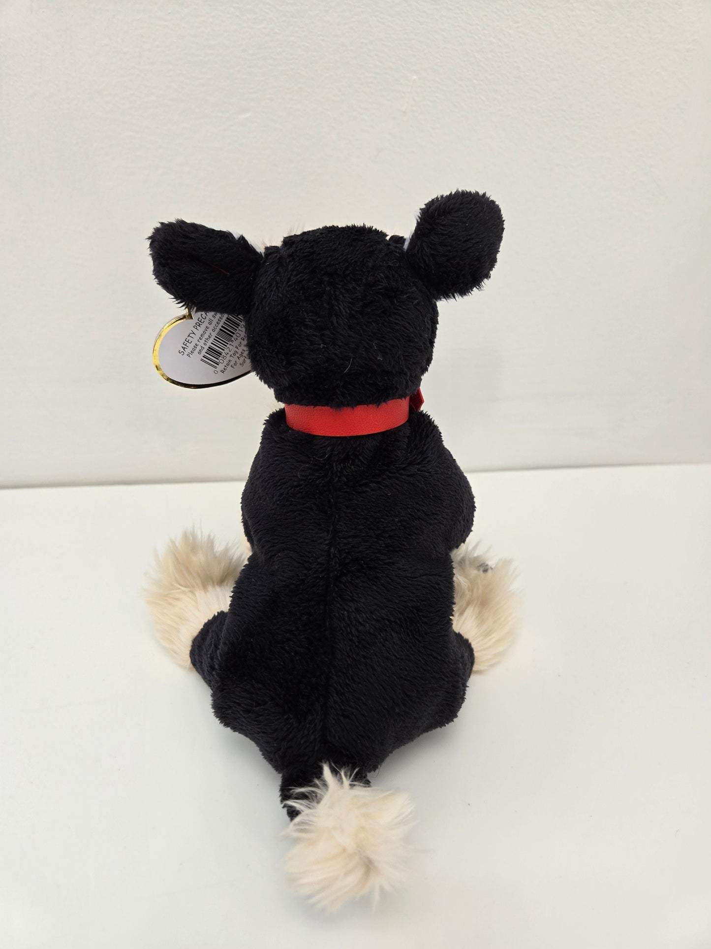 Ty Beanie Baby “Pretzels” the Schnauzer Dog  - Rare! (8 inch)