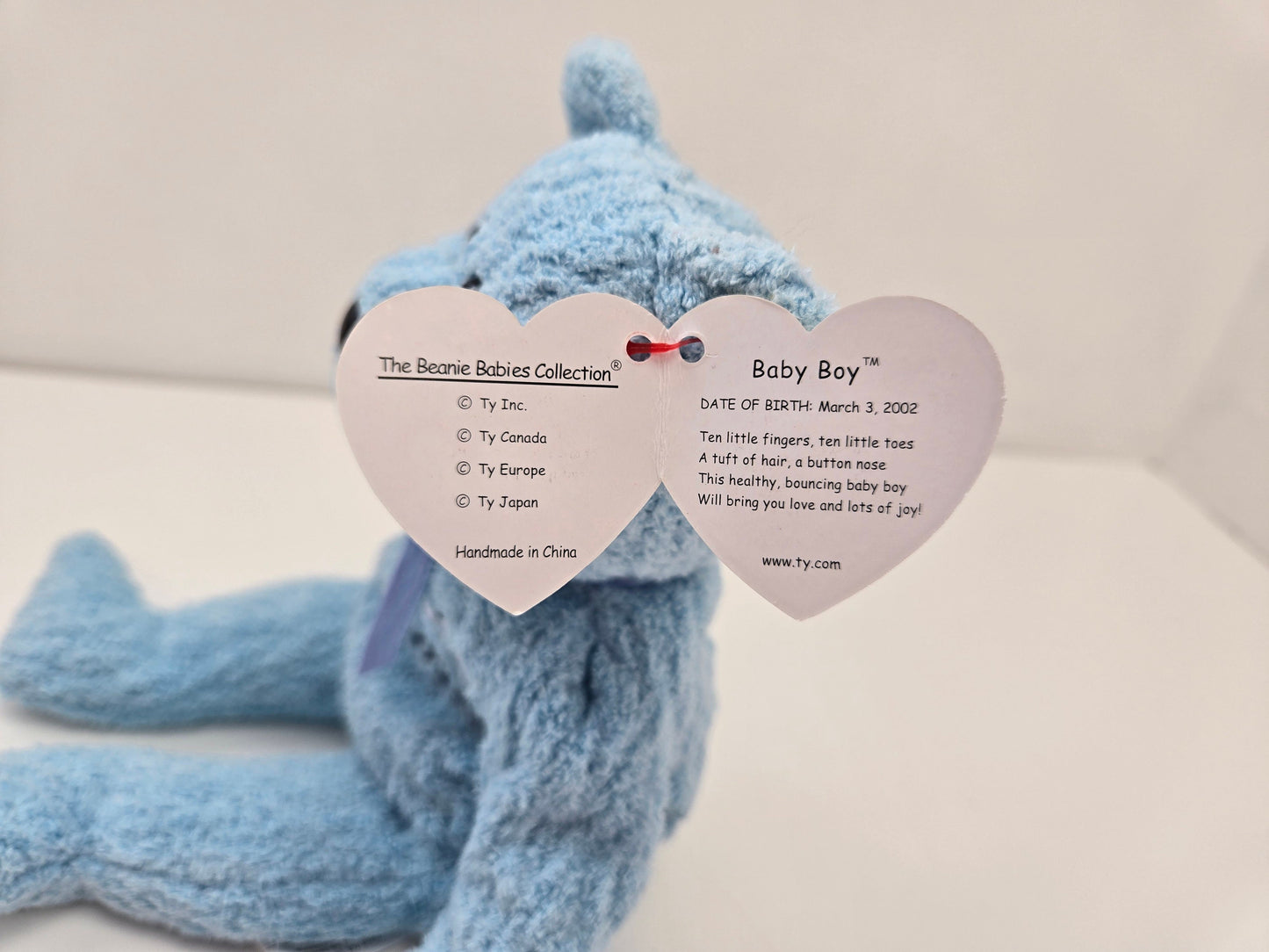 Ty Beanie Baby “Baby Girl” and “Baby Boy” the It’s a Girl / It’s a Boy Gender reveal, pregnancy announcement, or baby shower gift (8.5 inch)