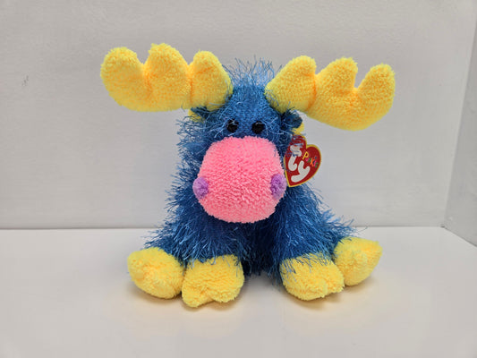 Ty Punkies Collection “Marbles” the Blue Moose (8 inch)